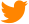 Twitter logo in orange